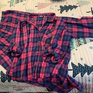 Navy/pink/gold Victoria’s Secret pajamas size XL